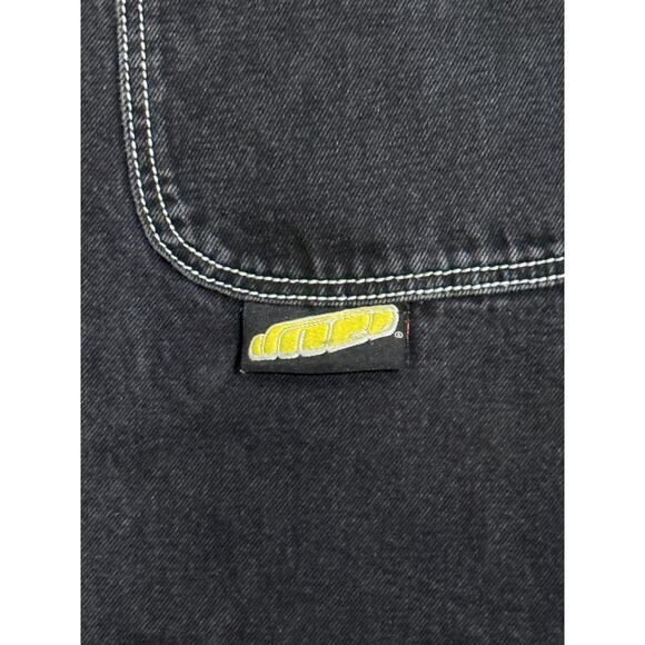 Vintage y2k Men's Black Jnco Baggy Jeans Size 36 - Picture 6 of 11